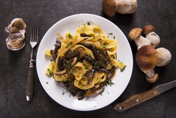 tagliatelle ai funghi porcini tagliatelle ai funghi porcini