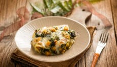 Cannelloni con spinaci e zucca