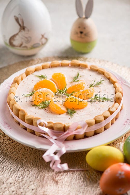 Charlotte salata al salmone