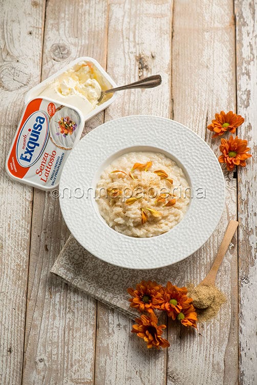 Risotto con fiori di calendula