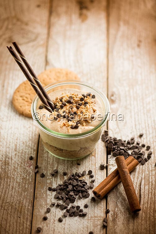 Coppette al mascarpone e burro di arachidi