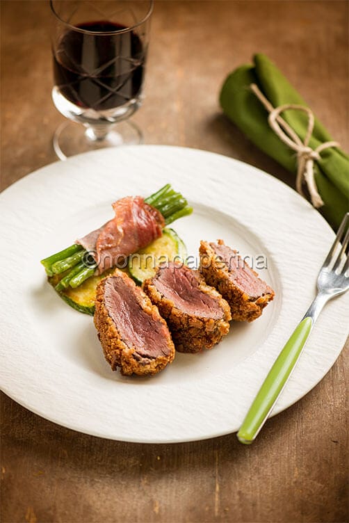 Filetto di cammello panato Filetto di cammello panato