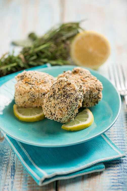 Grongo fritto con panatura di mais