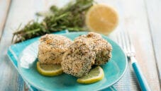 Grongo fritto con panatura di mais, un piatto leggero Grongo fritto con panatura di mais, un piatto leggero