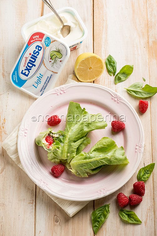 Involtini di insalata ripieni di miglio Involtini di insalata ripieni di miglio