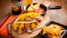 Tacos con arista, un secondo messicano-europeo Tacos con arista, un secondo messicano-europeo