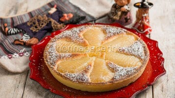 Torta frangipane con pere