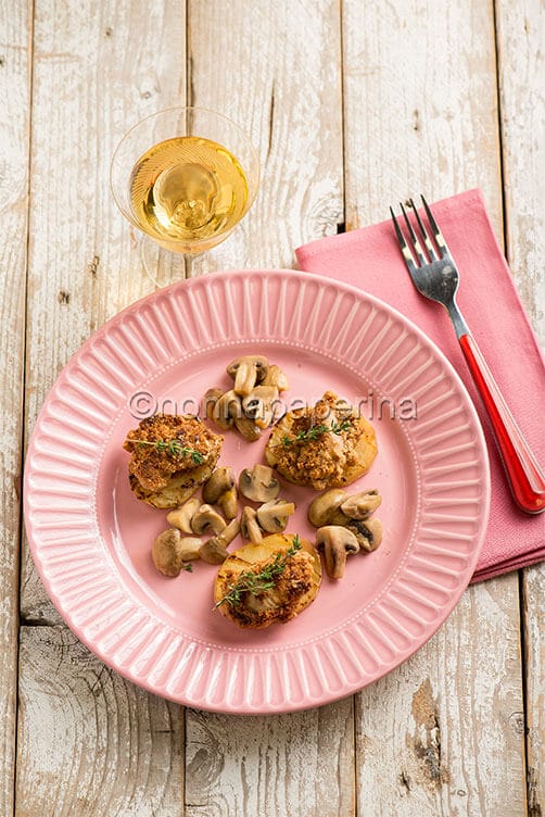 Animelle panate con farina di nocciole