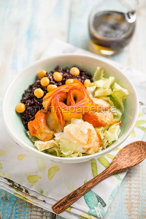 Bowl con capesante Bowl con capesante