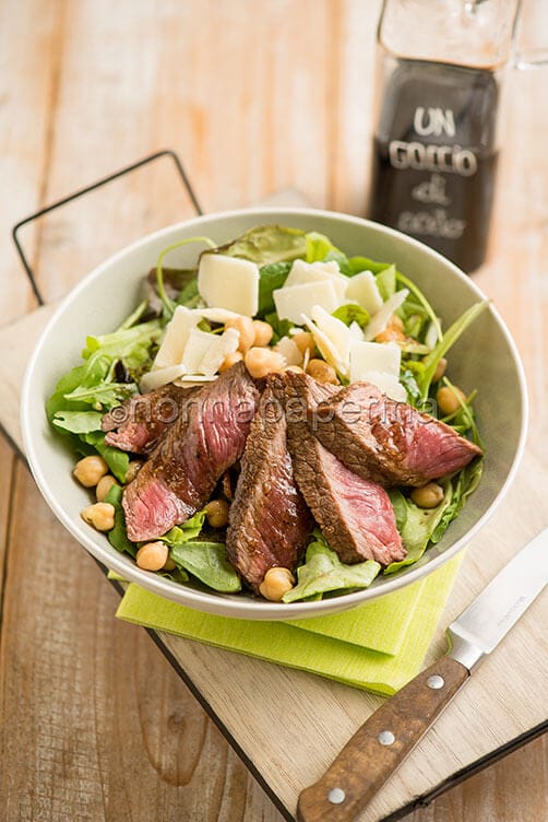 Bowl con tagliata di scottona