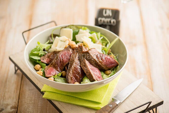 Bowl con tagliata di scottona