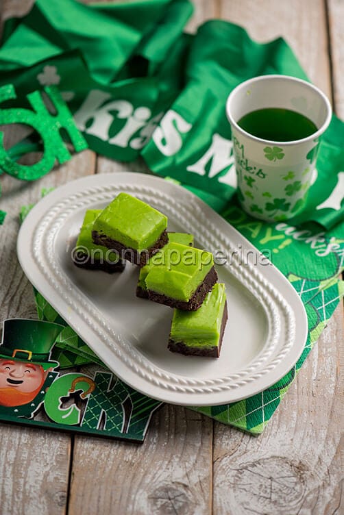 Chocolate mint fudge Chocolate mint fudge