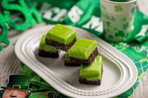 Mint chocolate fudge, i dolcetti di San Patrizio Mint chocolate fudge, i dolcetti di San Patrizio