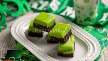Chocolate mint fudge