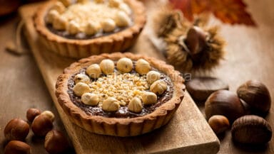 Crostatine con crema di marroni