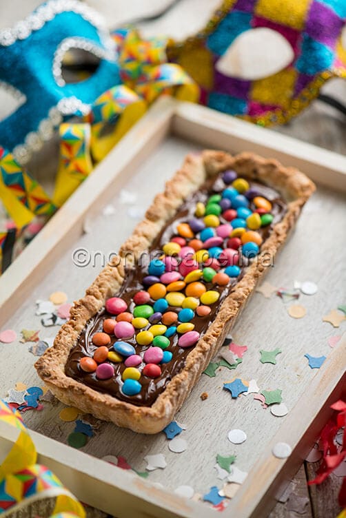 Tartellette con smarties Tartellette con smarties