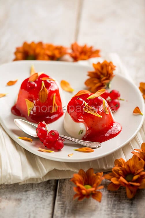 Panna cotta alla calendula