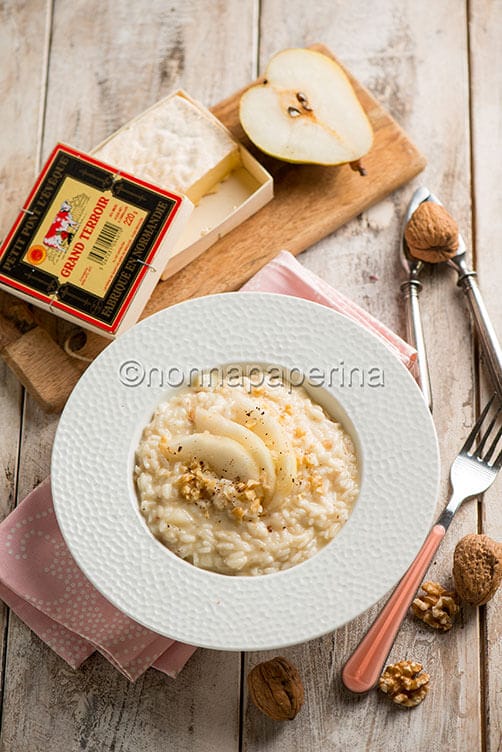 Risotto con pere e Petit Pont
