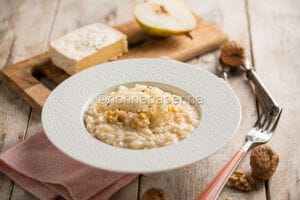 Risotto con pere e Petit Pont