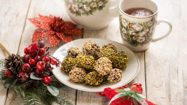 Tartufi con il pandoro