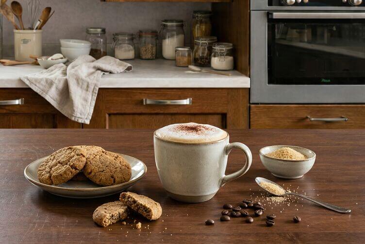 cappuccino con latte di patate cappuccino con latte di patate