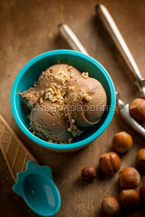 Gelato alla crema di nocciole Gelato alla crema di nocciole