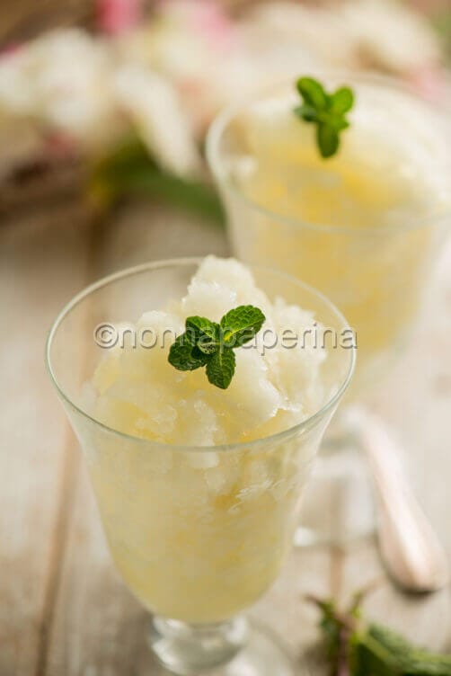 Sorbetto allo yuzu