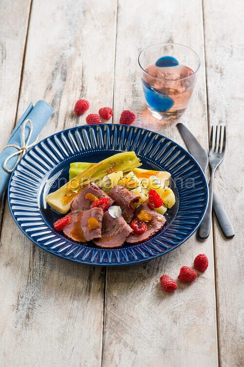 Arrosto di alce affumicato