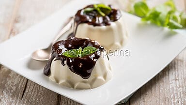 Panna cotta al basilico