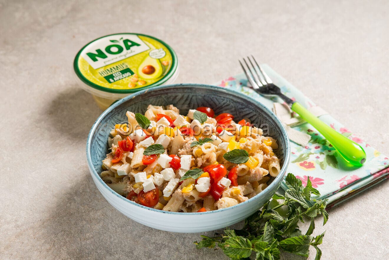 insalata con ceci e tonno