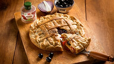 Torta salata con il baccalà