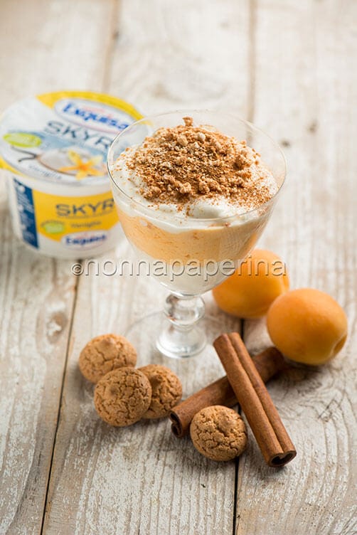 dessert di albiocche