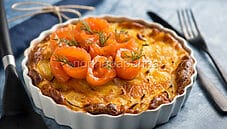 Lax pudding al salmone marinato, lo sformato svedese