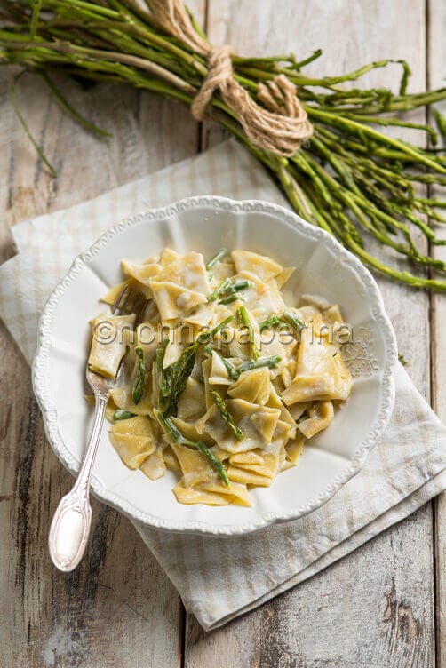 Maltagliati con asparagina