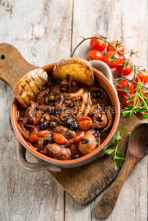 Polpo alla luciana Polpo alla luciana