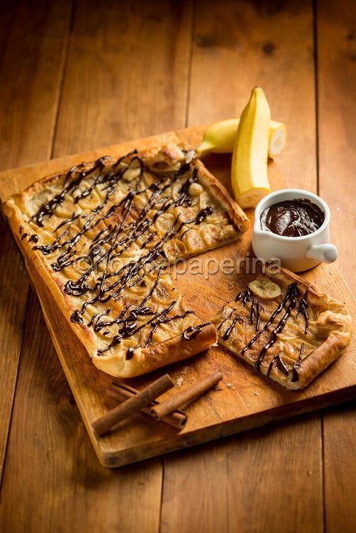Sfogliata di banane al Grand Marnier
