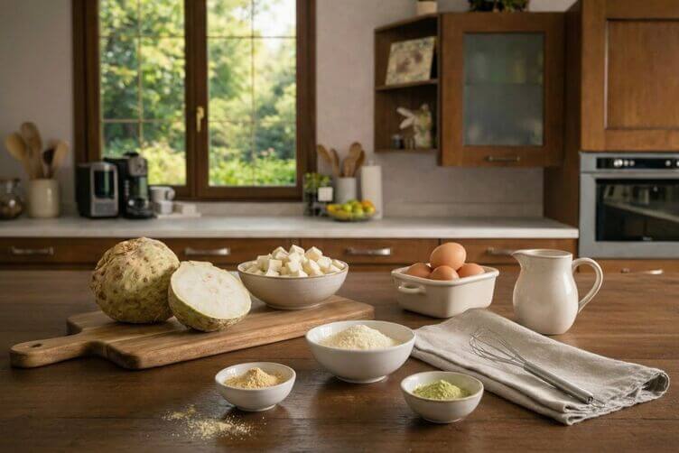 Sformatini di sedano rapa ingredienti Sformatini di sedano rapa ingredienti