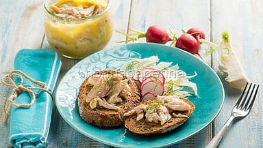 Trota con finocchio sottaceto