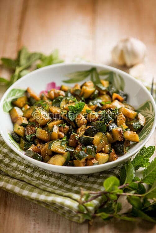 Zucchine trifolate Zucchine trifolate