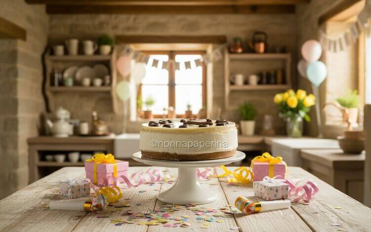 cheesecake al cioccolato bianco