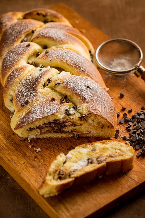 pan brioche con ricotta e cioccolato pan brioche con ricotta e cioccolato