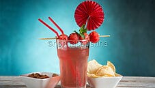 Cocktail con anguria e acqua tonica, un ottimo analcolico Cocktail con anguria e acqua tonica, un ottimo analcolico