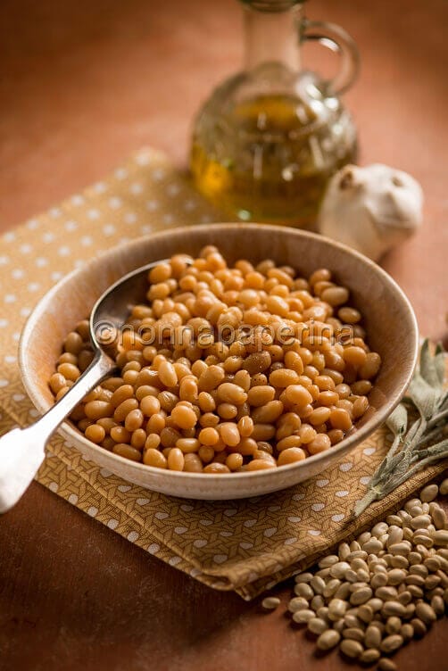 Contorno di fagioli zolfini Contorno di fagioli zolfini