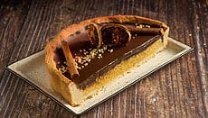 Crostata con gelèe di mirtilli