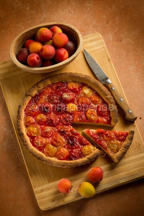 Crostata di biricoccole 