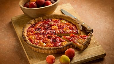 Crostata di biricoccole