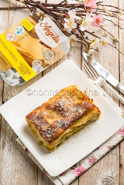 Lasagne ai porri e carciofi