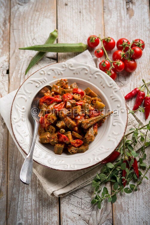 Okra al sugo Okra al sugo