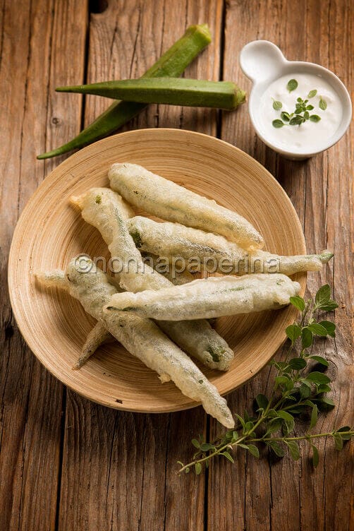 Okra fritta Okra fritta