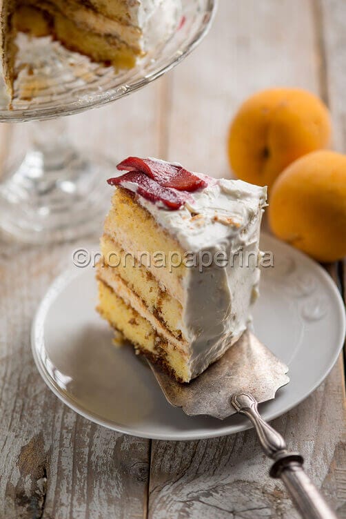 Semifreddo di pesche gialle